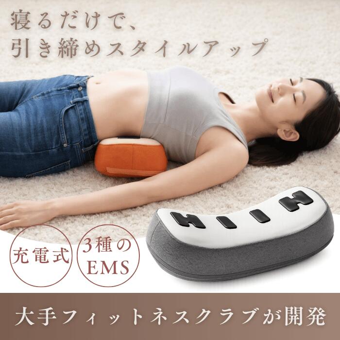 CELETOWN-セレタウンのスタイリークッション フィットネスクラブがつくった EMS 筋トレ 10分 腹筋 背筋 体幹 下腹 くびれ 姿勢 ストレッチ 寝ながら 正規品｜アングル2