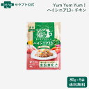 Yum Yum Yum! ハイシニア13+ チキン ウェットフード 犬用 80g×5袋(50836)