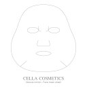 CELLA COSMETICS フェイスマスクシート 18枚 入り ドライ タイプ 天然 コットン 100