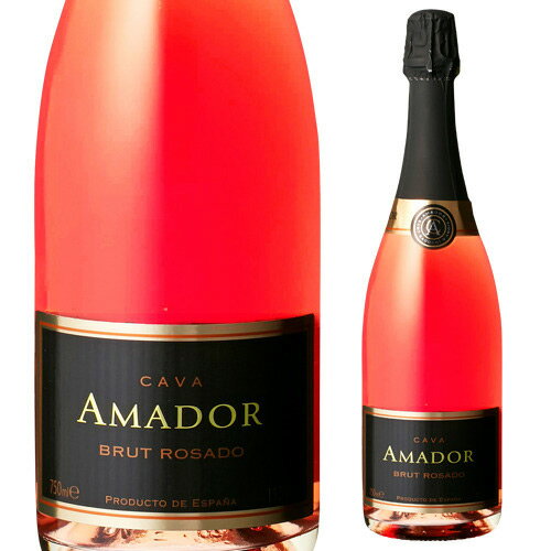 カヴァ アマドール ブリュット ロサード NVスペインワイン 発泡 スパークリングワインCAVA AMADOR BRUT ROSADO スペイン スパークリングワイン ロゼ 辛口 泡 長S