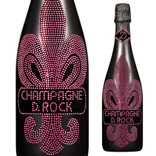 D．ROCK シャンパン ロゼ 750ml 正規品 辛口 ディーロック ピノ ノワール シャルドネ シャンパーニュ 虎 母の日 お花見 手土産 お祝い ギフト 映え