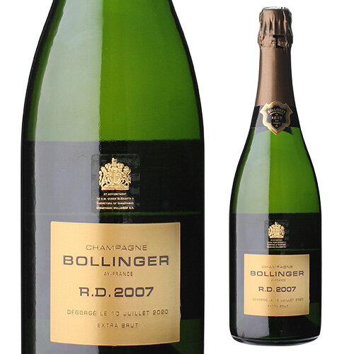 ボランジェRD アールディー 2007 750ml ピノ ノワール シャルドネ フランス ヴァレ ド ラ マルヌ NM 並行品 シャンパン シャンパーニュ 浜運 お歳暮 御歳暮 クリスマス ギフト あす楽