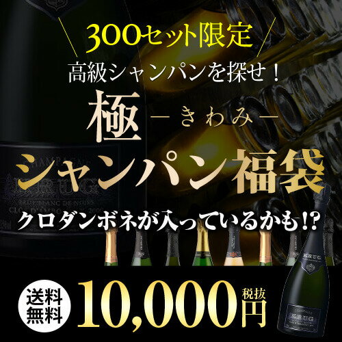 【送料無料】超高級シャンパンを探せ！ 極のシャンパーニュ福袋“トゥルベ！トレゾール！” クロダンボネが入っているかも!?【先着300本限り】[クリュッグ　クロダンボネ][サロン][セロス][シャンパン福袋]