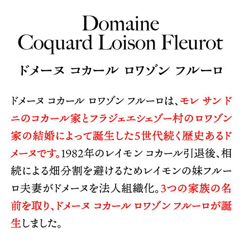 クロ ド ラ ロッシュ グランクリュ [2021] コカール ロワゾン フルーロ 並行品 750ml フランス ブルゴーニュ 特級 ピノ ノワール 辛口 赤ワイン 浜運A ワイン
