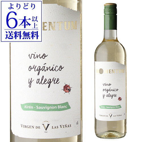 モメンタム ホワイト オーガニックヴィルヘン デ ラス ヴィニャス 750mlスペイン ワイン ビオ BIO ヴィーガンワイン アイレン ソーヴィニヨン ブラン 白ワイン 長S