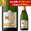 送料無料 1本あたり990円（税込）フィンカ デル マル カヴァ ブリュット 750ml 6本 白泡 辛口 スペイン スパークリングワイン セット ワインセット 長S 母の日 手土産 お祝い ワイン ギフト