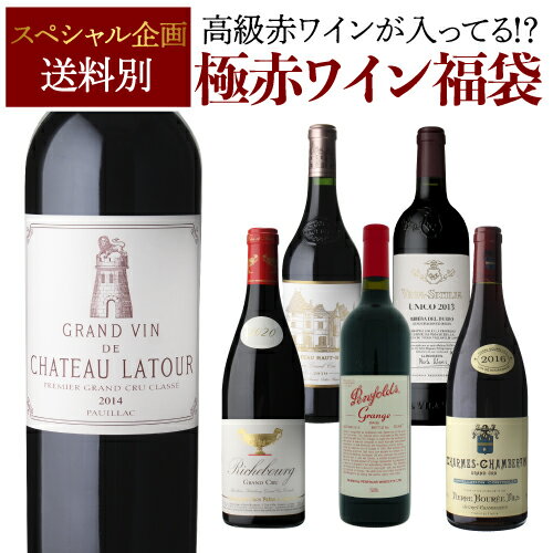 【完売御礼！ 次回は12月中旬ごろ予定】極の赤ワイン福袋 1本入 覇ワイン シャトー ラトゥール 2014が入ってるかも!?【先着400セット限り】赤ワイン 福袋 きわみWくじ クリスマス ギフトのサムネイル