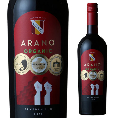 クネ アラーノ テンプラニーリョ赤 辛口 スペイン 750ml 長S 赤ワイン 父の日 手土産 お祝い ギフト