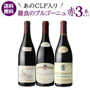 あのCLF入り 最良ブルゴーニュ 赤ワイン 3本セット 750ml 3本入フランス ピノ ノワール ジュヴレ シャンベルタン イランシー ヴォーヌ ロマネ ワインセット 浜運 あす楽