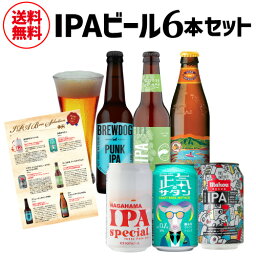 【誰でもP3倍 4/20限定】世界IPAビール6本セット 送料無料 ビールギフト 詰め合わせ アイピーエー インディアペールエール クラフトビール 長S