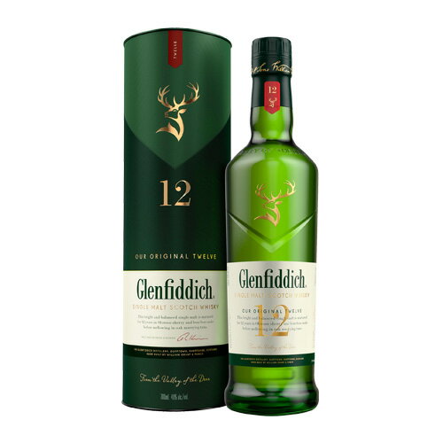 GLENFIDDICH グレンフィディック 12年 700ml 40度ウイスキー スコッチ シングルモルト whisky_YGFJ12 長S