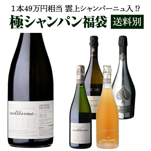 【誰でもP5倍 1/9 20時～/10 24時】【予約】シャンパン2025 新春 シャンパン福袋運が良ければ 1本49万円相当 雲上 シャンパーニュ入！【先着500本】シャンパーニュ 福袋 きわみ セロス アルマンド フィリポナ送料別 Wくじ2025/1/10以降発送予定