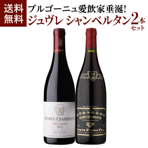 【10%OFFクーポン利用で1本あたり8,910円(税込)送料無料】ジュヴレ シャンベルタン 750ml 2本入フランス ブルゴーニュ ジュヴレイ 辛口 ドルー...