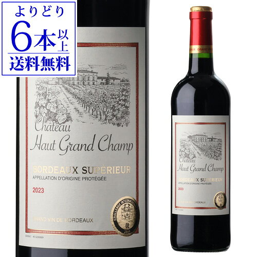 【在庫一掃につき訳あり特価1,958→1,857円】【よりどり6本以上送料無料】CH オー グラン シャン ボルドー スペリュール [2022] 750mlフランス ボルドー 辛口 1金 金賞 赤ワイン 長S ワイン アウトレット