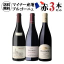 【誰でもP5倍 7/15限定】1本あたり5,900円(税込) 送料無料マイナーブルゴーニュ赤3本セット 5弾 750mlイランシー モンテリー ラドワ ワインセ...