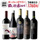 送料無料 驚きの“濃い旨”赤ワインだけ集結!ダーク・レッドワイン5本セット 29弾赤ワイン セット 浜運A 送料無料 手土産 お祝い ギフト 父の日 お中元