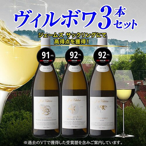 【誰でもP7倍 マラソン中】1本あたり5,900円(税込) 送料無料 ヴィルボワ上級テロワール3本セット 第5弾 白 ワインセット フランス ロワール サンセール 浜運 ワイン cellar-10027012 ワイン&ワインセラー セラー専科 サンプル画像3