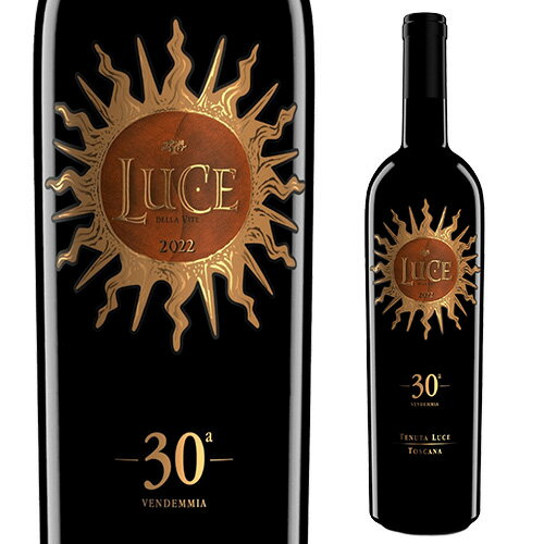 【誰でもP5倍 1/24 20時～/25中】赤ワイン ルーチェ [2022]ルーチェ デッラ ヴィーテ 750mlイタリア トスカーナ スーパータスカン メルロー サンジョベーゼ 赤 辛口 浜運A 手土産 お祝い ギフト ワイン