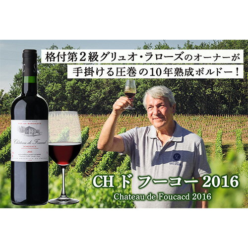 【誰でもP10倍 マラソン中】【よりどり6本以上送料無料】シャトー ド フーコー [2016] 750ml フランス ボルドー カディヤック 辛口 赤ワイン 長S cellar-10038262 ワイン&ワインセラー セラー専科 サンプル画像3
