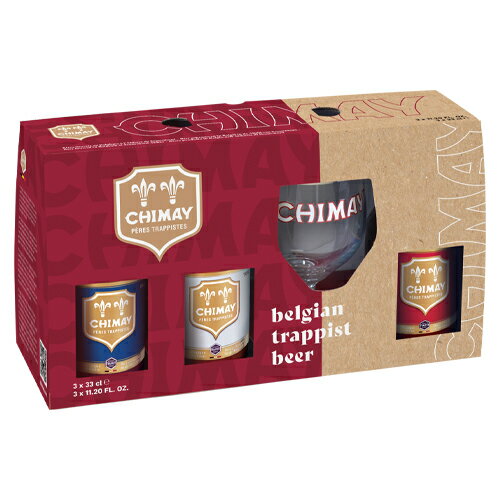 シメイトライアルセット 3種＋グラス付き 330ml瓶×3本 輸入ビール ベルギービール Chima ...