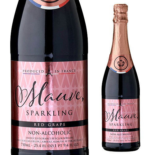 モーヴ スパークリングワイン レッド グレープジュース 750ml ノンアルコールワイン シャンパン アルコールフリー Alc.0% 炭酸飲料 パーティー 女子会 飲み会 長S 手土産 お祝い ワイン ギフト ワイン
