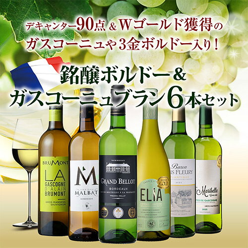 1本あたり1,330円(税込) 送料無料 金賞ボルドー入！高評価！ボルドー＆ガスコーニ...
