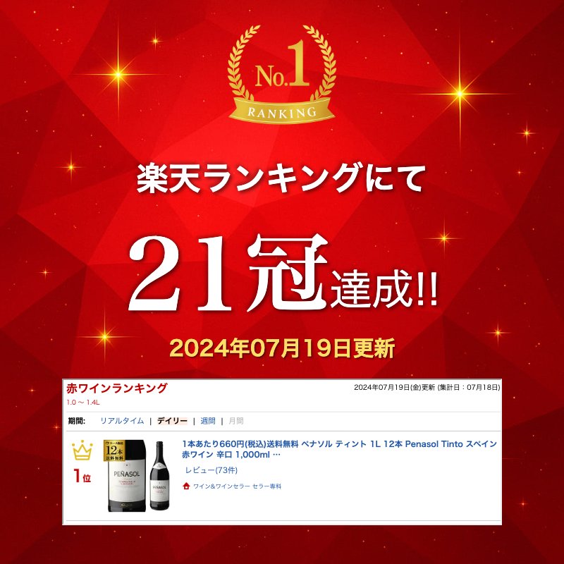 1本あたり700円(税込) 送料無料 ペナソル テンプラニーリョ 1L 12本 Penasol Tempranillo スペイン 赤ワイン 辛口 1,000ml 長S 送料無料 手土産 お祝い ギフト ワイン 【ポイント対象外】 cellar-10002400 ワイン&ワインセラー セラー専科 サンプル画像2