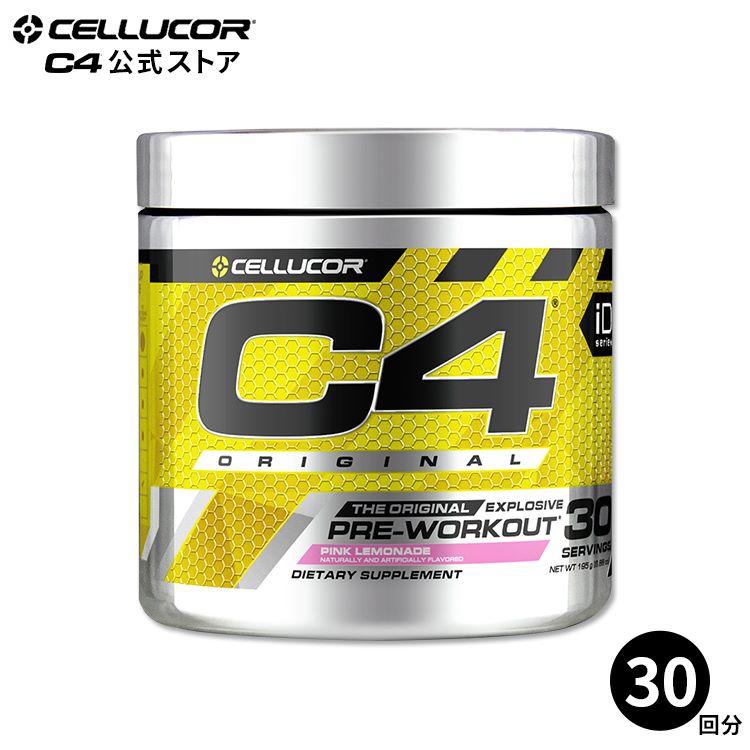 CELLUCORȥ 륳 C4 ꥸʥ ץ ԥ󥯥͡ 30ӥ 195gCellucorC4 Original Explosive Pre-Workout Pink Lemonade 30 Servings 6.9oz