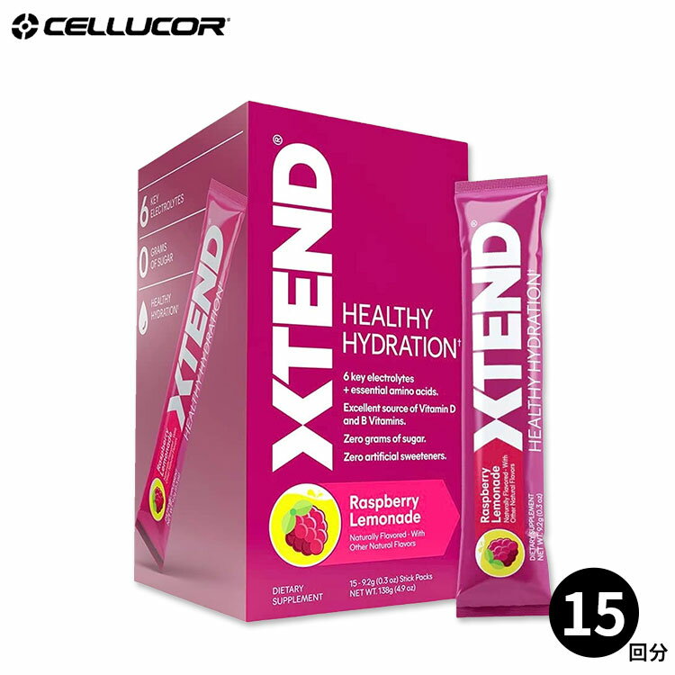 yCELLUCORXgAzGNXeh wV[nCh[V Yx[l[h 15ܓ e9.2g (0.3oz) Xtend Healthy Hydration Raspberry Lemonade