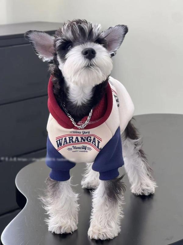 犬服 猫服 パーカー スウェット 裏起毛 保温 防寒 お散歩 普段使い 伸縮性 秋冬 ビションフリーゼ プー..