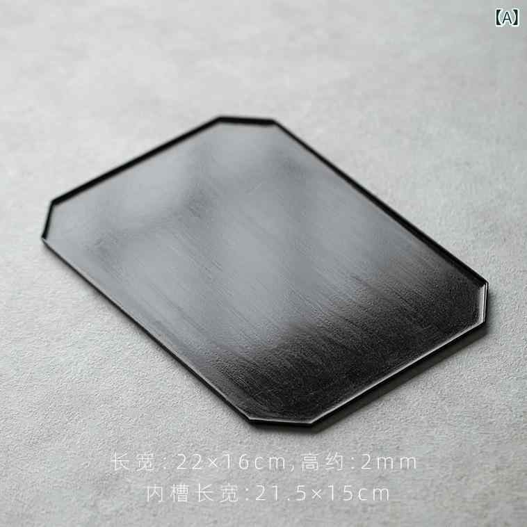 茶盤 漆器 茶台 鉄製 漆塗り 手作り 長方形...の紹介画像2