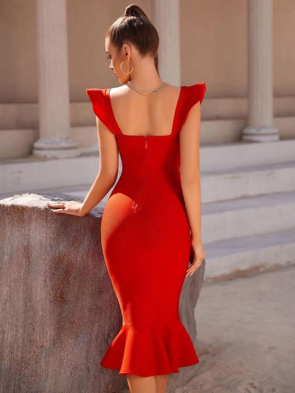 ・主な素材: ポリエステル95%以上、スパンデックス・柄: 無地・デザイン: パッチワーク、切り替え・タイプ: ベーシック・丈: ミディ丈・スカートタイプ: フリルスカート・ネックライン: ノーカラー・袖タイプ: フリルスリーブ・袖丈: ノ...