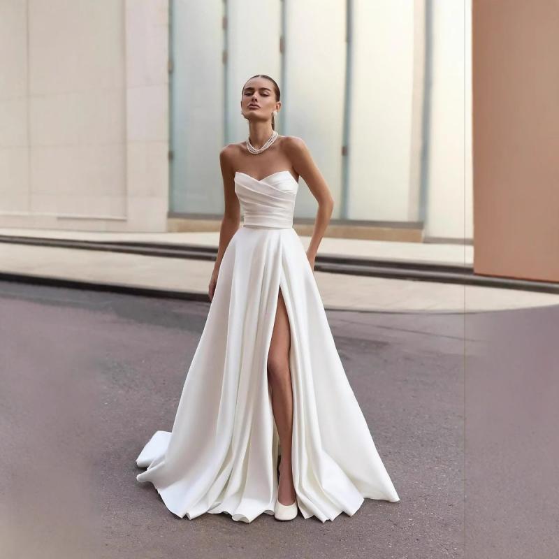 ドレス レディース フォーマルドレス パーティードレス ビスチェ スリット ミニトレーン タイトシルエ..