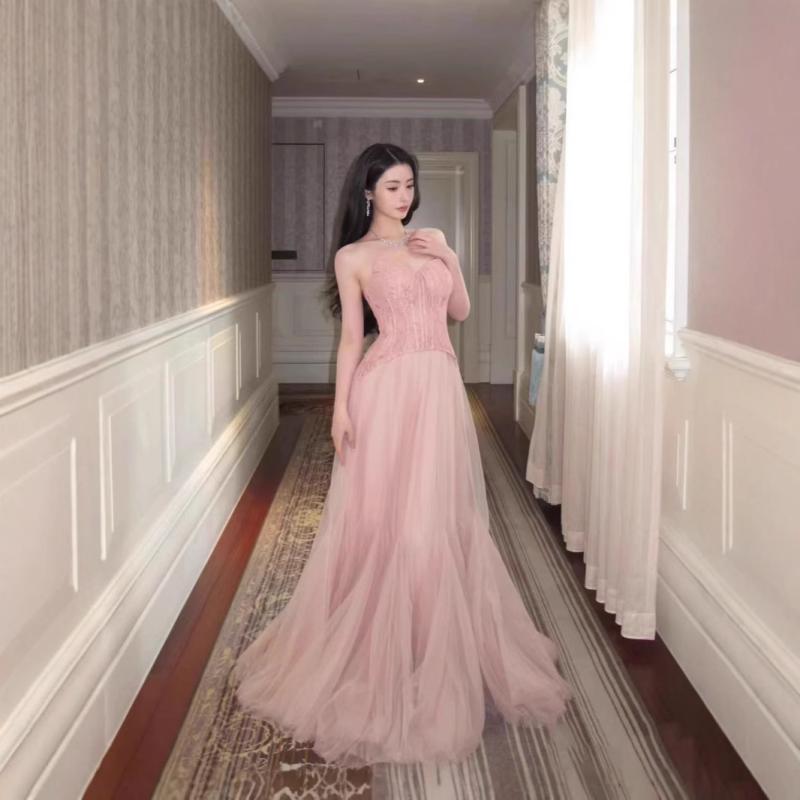 ドレス レディース ビスチェ イブニングドレス ウェディング 婚約 フォーマル ウェディングローブ  ...