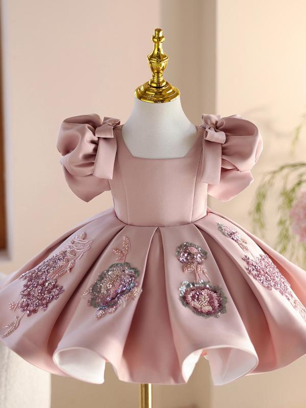 プリンセスドレス 子供 女の子 ピアノ発表会 演奏会 結婚式 フラワーガール 誕生日 舞台衣装 フォーマ..