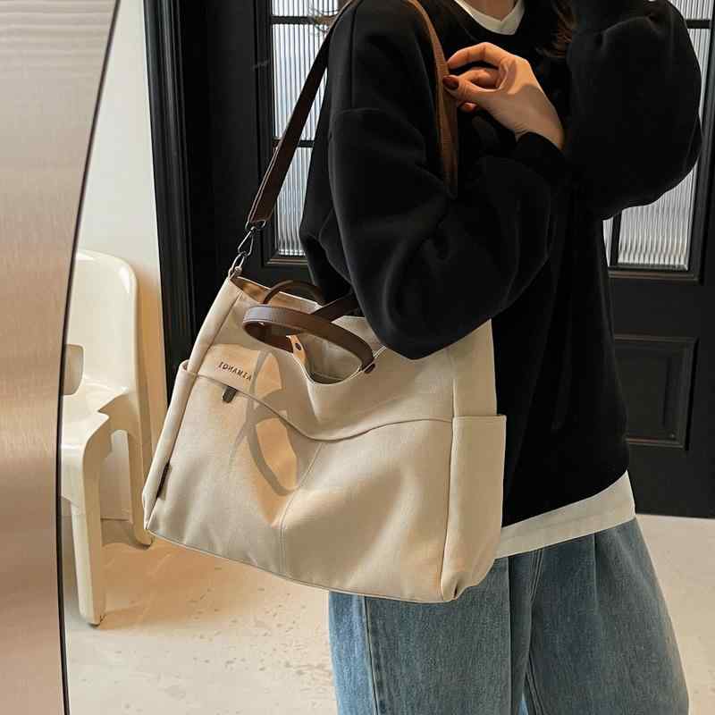 レディース トートバッグ ショルダーバッグ ハンドバッグ キャンバス 2WAY 大容量 A4対応 帆布 肩掛け 斜めがけ 手提げ シンプル カジュアル 通勤 通学 オフィス おしゃれ きれいめ 大人 かわいい 軽量 丈夫 高見え