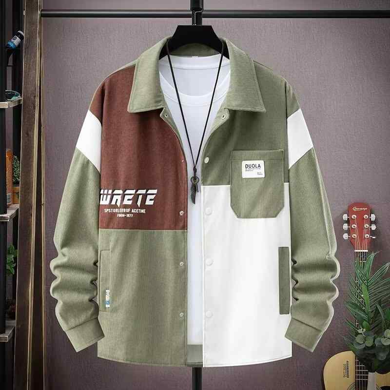 Rakuten - シャツジャケット 男性用 レギュラーカラー チェック柄 ゆったり ビッグシルエット ワーク カジュアル 普段使い