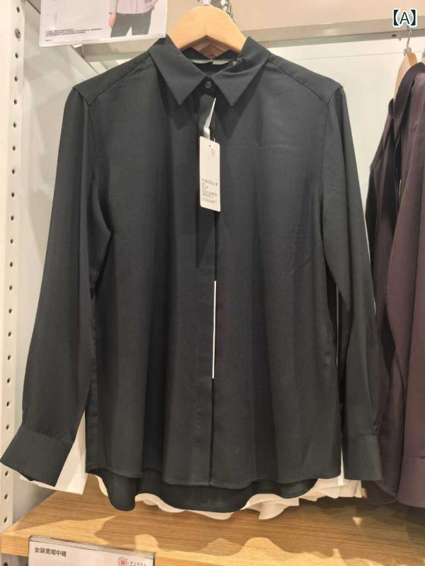 レディース 長袖シャツ 花柄 トップス 通勤用 薄手 アウター 秋冬 接触冷感 軽量 伸縮性