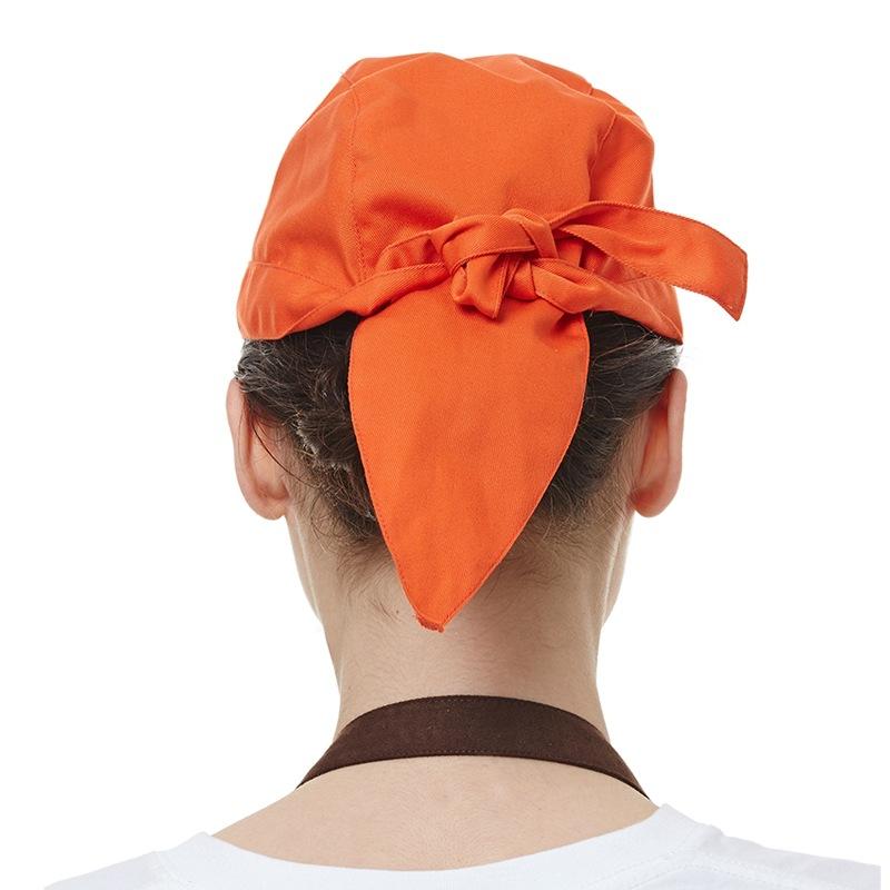 シェフ帽子 男女兼用 厨房用 ピンク 和風 リボン付き 防落毛 ヘアネット サービス員 作業帽 軽量 吸湿..