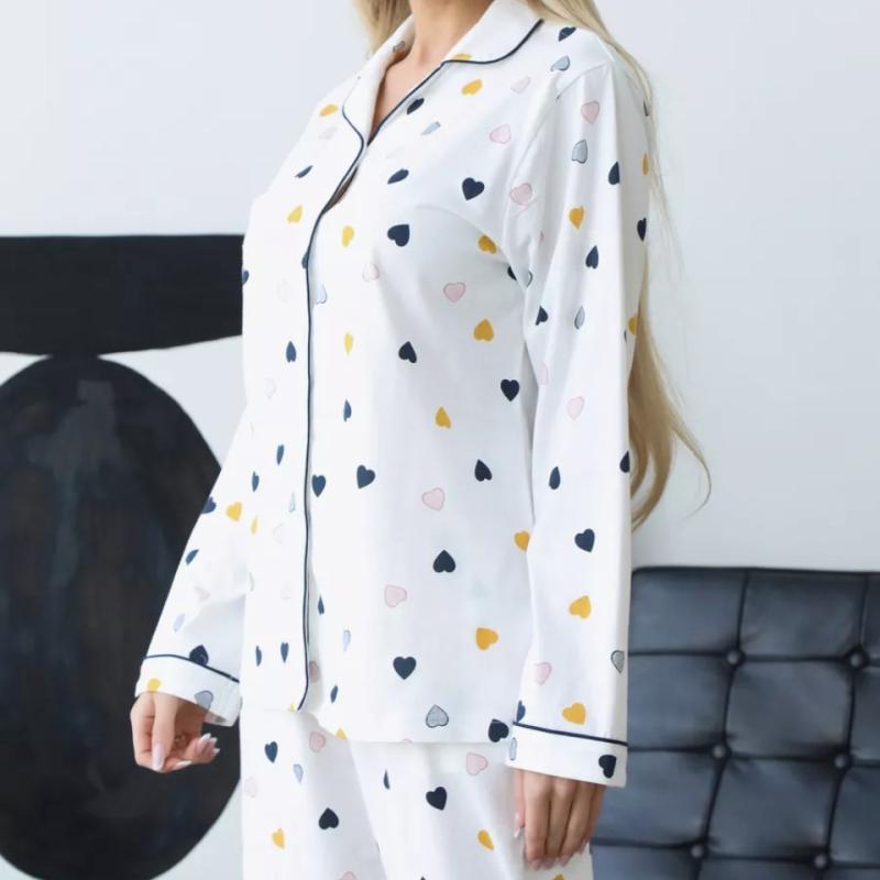 秋冬 ルームウェア セット 長袖 長ズボン ファッション カジュアル 綿 部屋着 吸湿速乾