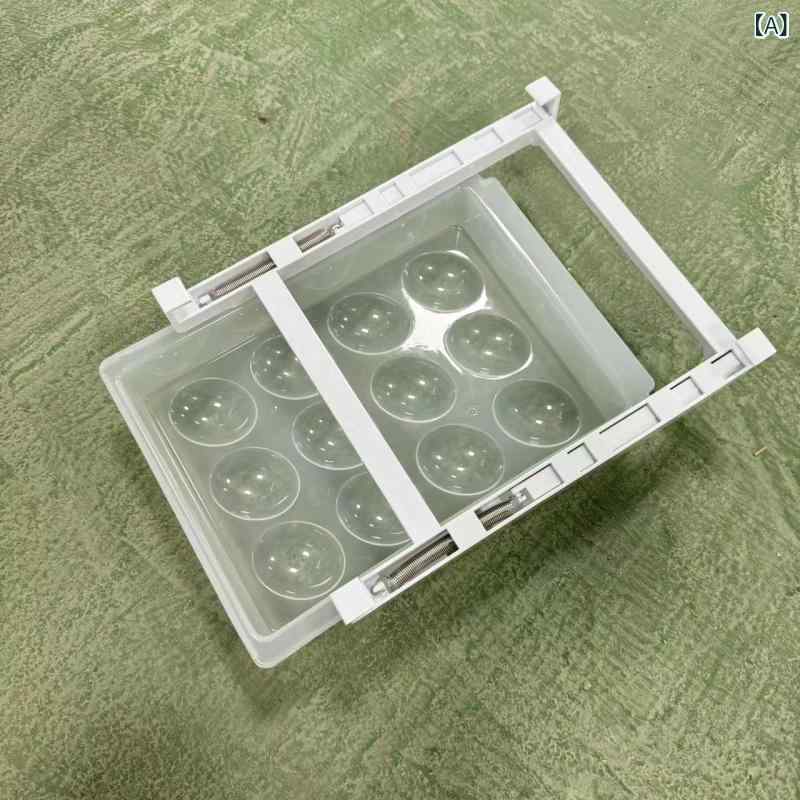 くらしのセロネの冷蔵庫 冷凍庫 収納 卵ケース 引き出し式 収納ボックス 仕切り付き 整理トレー キッチン収納 鮮度保持 野菜 果物 餃子 ストッカー 省スペース 食品用素材 整理整頓 便利 たまご｜アングル2