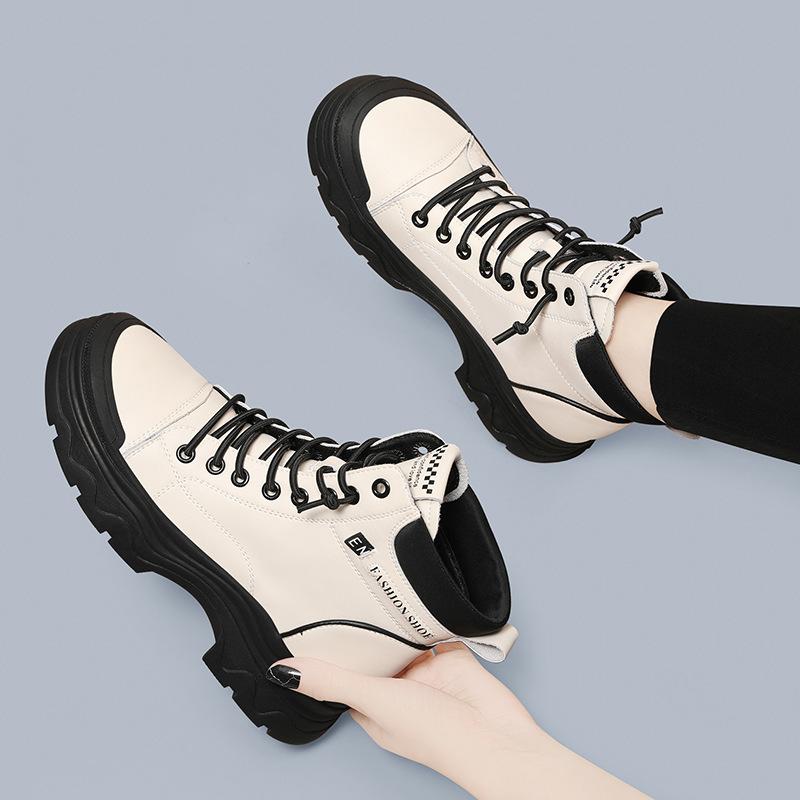 厚底ブーツ レディース 秋冬 ピンク アンクルブーツ ショートブーツ 普段使い 伸縮性