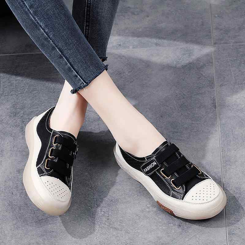 スニーカー レディース 春夏 ピンク 白 穴あき マジックテープ 透かし カジュアルシューズ