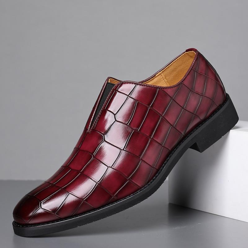 メンズ レザーシューズ 石模様 牛革 通気性 カジュアル 大きめサイズ 普段使い 吸湿速乾