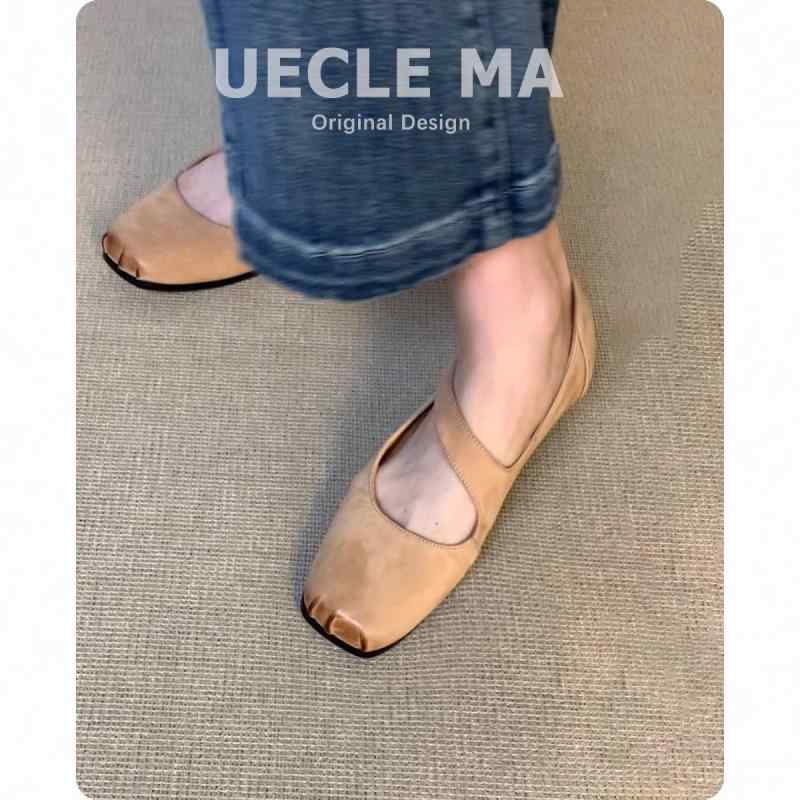 メアリージェーンシューズ レディース フラットシューズ ピンク 本革 柔らかい バレエシューズ ラウンドトゥ 普段使い