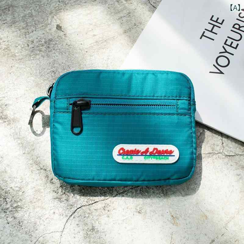 カードケース 小銭入れ ミニバッグ 男女用 帆布 キャンバス 布製 防盗機能 学生向け 普段使い 軽量 コ..