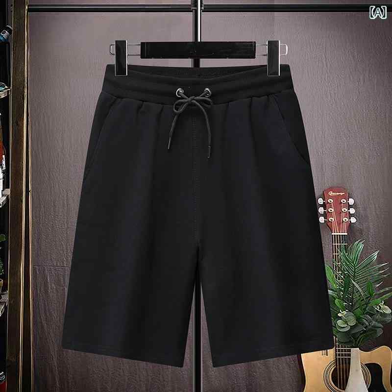 メンズ ハーフパンツ ショートパンツ 綿100% ヘビーウェイト 260g 厚手 ニットパン...