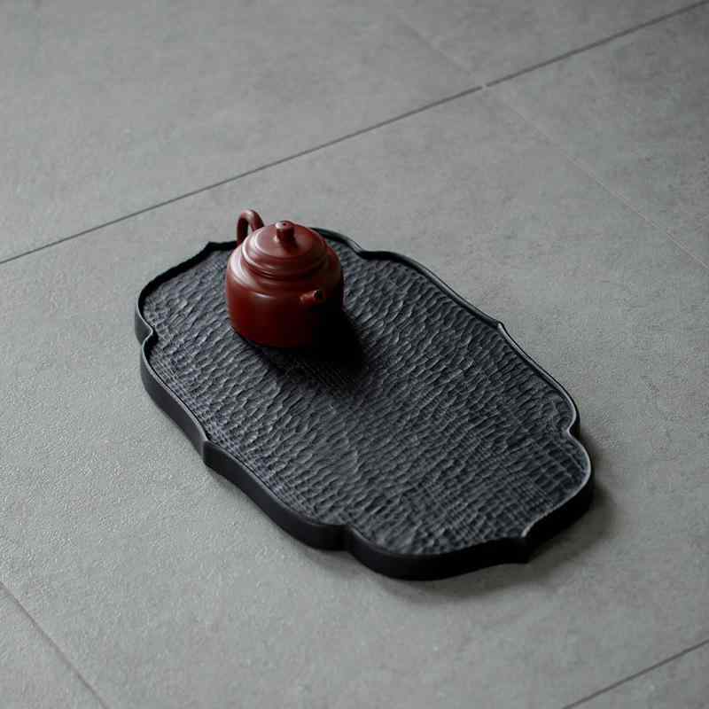 茶道具 茶盤 ホワイトアッシュ 無垢材 天然木 中華風 乾式 壺承 トレー トレイ 上品 高級感 シンプル 和モダン おしゃれ ティータイム おうち時間 家庭用 コンパクト