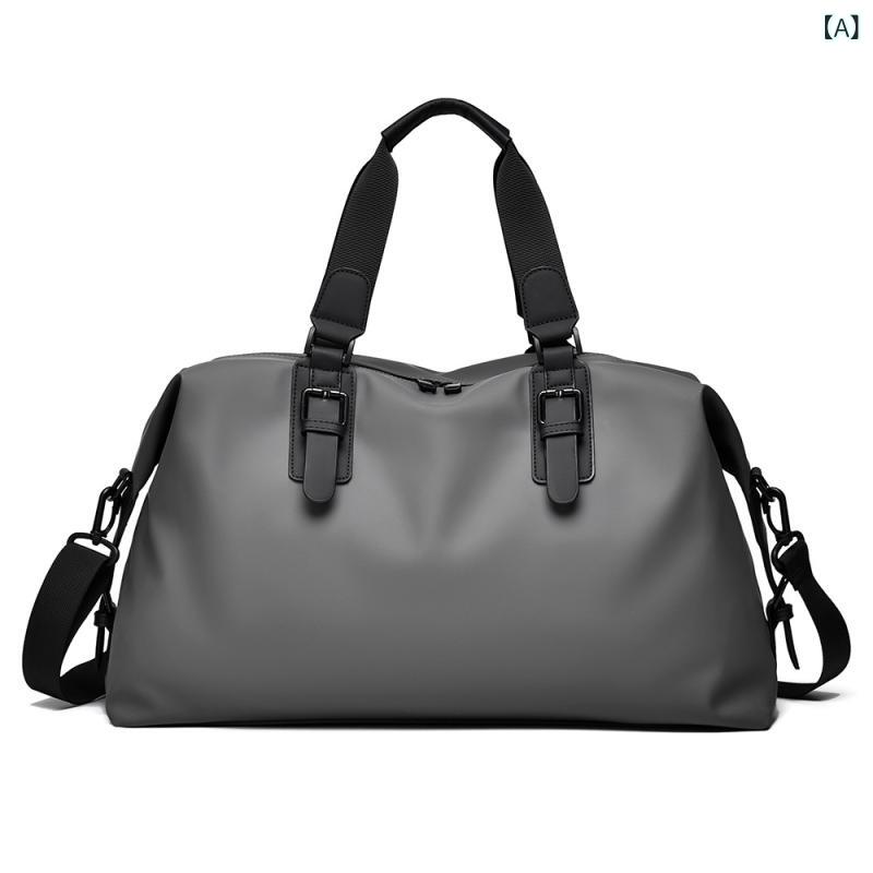 フィットネスバッグ 大容量 旅行バッグ スポーツ ヨガ 斜めがけ 手提げバッグ カジュアル シンプル 普段使い アウトドア 2