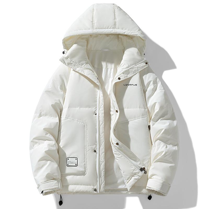 ダウンジャケット メンズ 男女兼用 秋冬 厚手 保温 防寒 肌触り フード付き ゆったり カジュアル ...